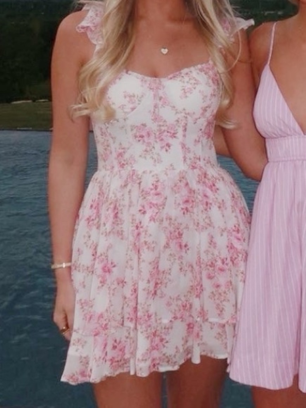 Altard State Floral mini dress